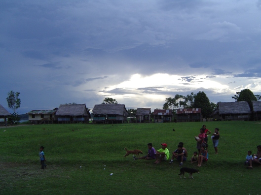 Amazon pueblo sunset